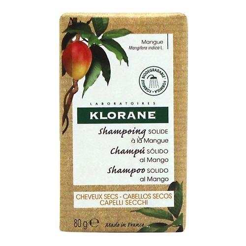 Klorane Shampoo Solido Ecologico Con Mango X 80 G