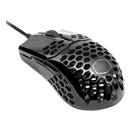 Mouse gamer de juego Cooler Master  MM710 negro brillante