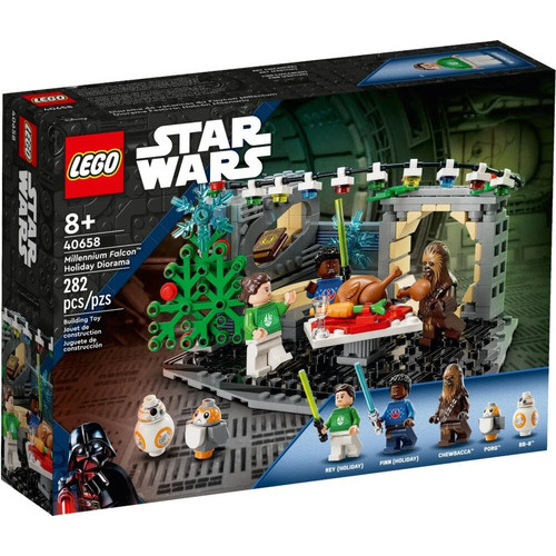 Lego Star Wars Diorama Festivo: Halcón Milenario 40658 282pz Cantidad De Piezas 282