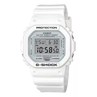 Relógio G-shock Dw-5600mw-7dr Digital Branco