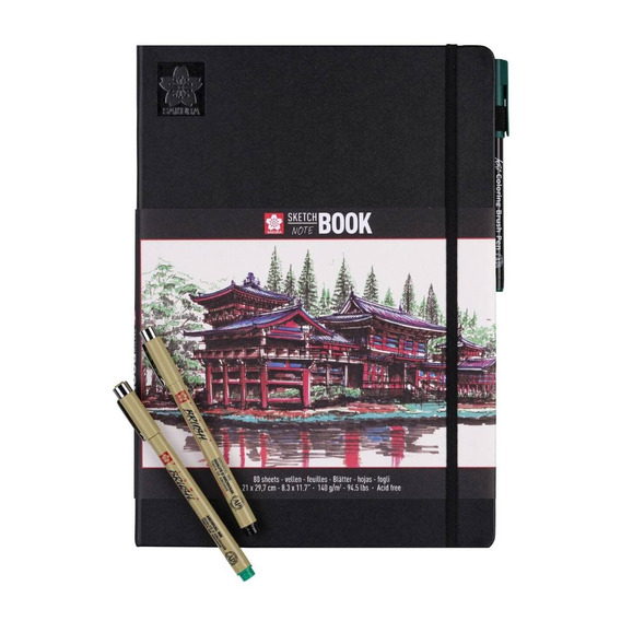 Sakura Sketch Note Book Sketchbook Blanco/crema 21 X 30 Cm