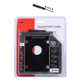 Caddy Adaptador Dvd Para Hd Ssd Notebook Drive 9.5 Ou 12.7