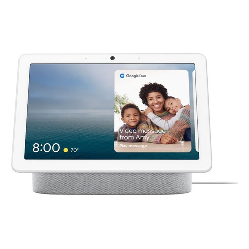 Google Nest Hub Max con asistente virtual Google Assistant, pantalla integrada de 10" color chalk 110V/220V