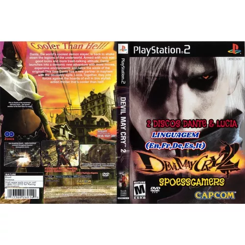 Devil May Cry 2 Ps2 ( Disc 1 Dante ) Patch .