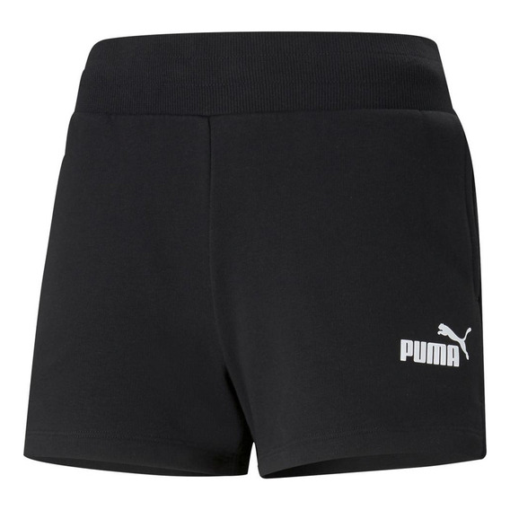 Short Puma Ess 4 Sweat Shorts Tr  Negro Mujer