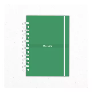 Agenda Planner 280 Páginas Sin Fechas Wrl Classic Verde