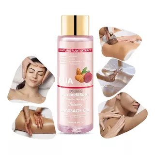 Aceite Facial Masaje Corporal Para Relajación Almendras Rosa