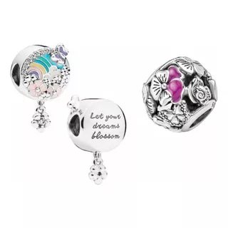 Charms Pandora Oferta Flores Coloridas