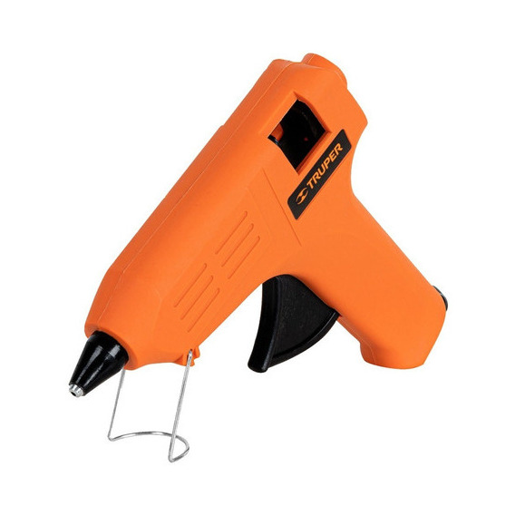 Pistola Aplicadora Silicona Encoladora Pegamento 25w Truper Color Naranja
