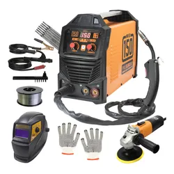 Solda Multi Mig 150 S/ Gás +máscara +arame +esmerilhadeira Cor Laranja 110V no Mercado Livre com oferta e cupom de desconto