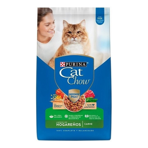 Alimento Cat Chow Defense Plus Hogareños para gato adulto sabor mix en bolsa de 8kg