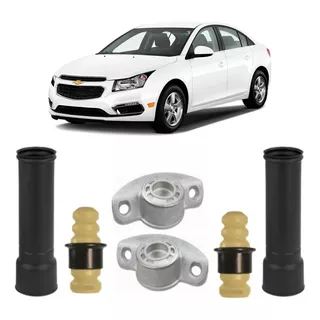 Kit Coxim Batente Amortecedor Traseiro Gm Cruze 2012 A 2016