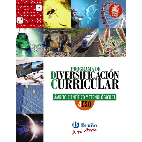 Diversificacion Curricular Ambito Cientifico Y Tecnologico 4 Eso A Tu Ritmo, De Equipo Bruño. Editorial Bruño, Tapa Blanda En Español