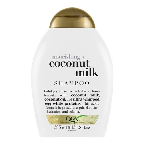 Ogx Coconut Milk Shampoo Coco Nutritivo Cabello Seco X 385ml