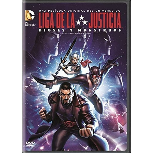 Liga De La Justicia Dioses Y Monstruos Dc Pelicula Dvd