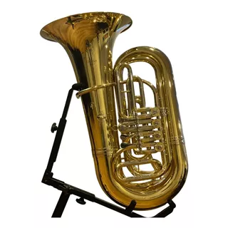 Tuba Bb 04 Rotores Profissional Com Case - Quasar Qtu703l