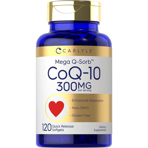 Complejo Coq10 Premium Coenzima Coq 10 300 Mg 120 Cápsulas Sabor Sin sabor