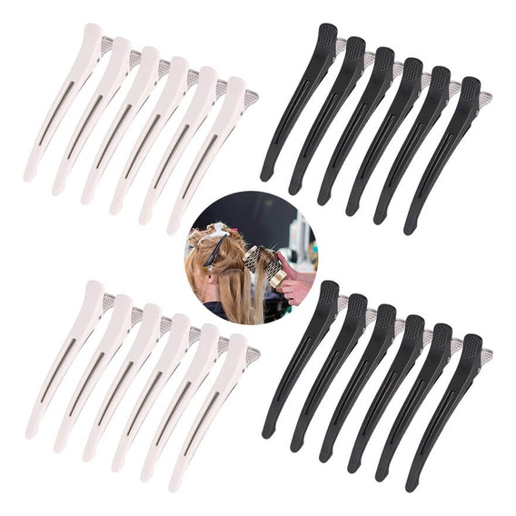 24pcs Pinza Para Cabello Tipo Pico De Garza Clips De Cabello