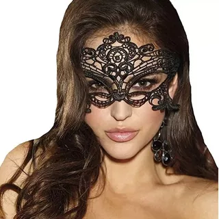 Máscara Sexy Sensual Renda Veneziana Carnaval Erótica