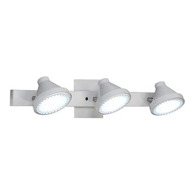 Aplique Plafon 4 Luces Negro Spot  Ar111 Apto Led Oslo