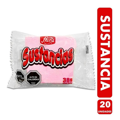Marshmallows Sustancias Caramelo Blando Aireado 20 Unidades