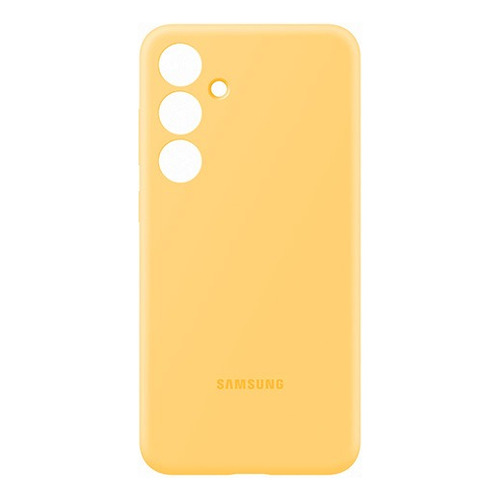 Funda Samsung Galaxy Galaxy S24+ Bumper amarillo con diseño liso para Samsung Galaxy S24+ Galaxy S24+ por 1 unidad