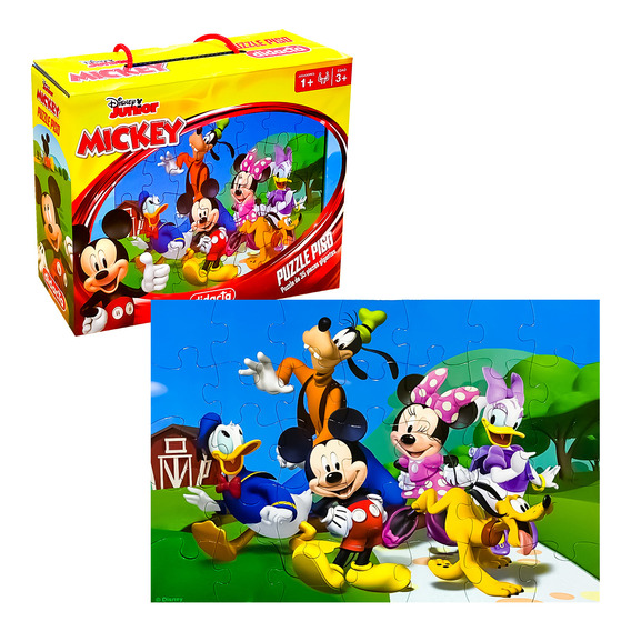 Puzzle Rompecabezas Mickey Minnie Spidey 35 Piezas - El Rey