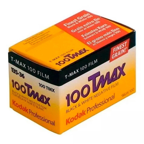 Rollo Kodak Blanco Y Negro T-max 100 Asas 36 Fotos Pelicula