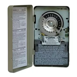 Interruptor Tiempo Horario Electromecanico Tork 1101 24 Hrs