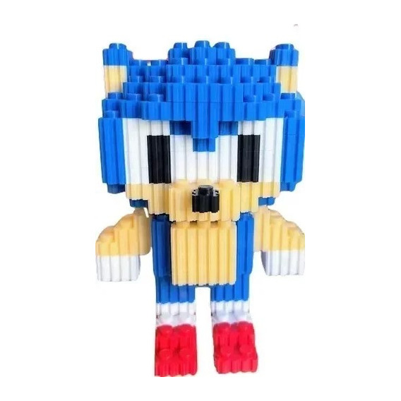 Mini Bloques Armable Figura 3d Super Héroes 624pcs De Sonic