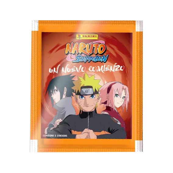 20 Sobres Del Álbum Naruto Shippuden Un Nuevo Comienzo