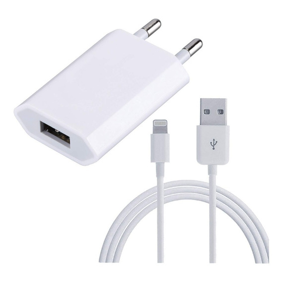 Cargador + Cable 1mt Apple Original iPhone 5 6 7 8 X Xs Xr