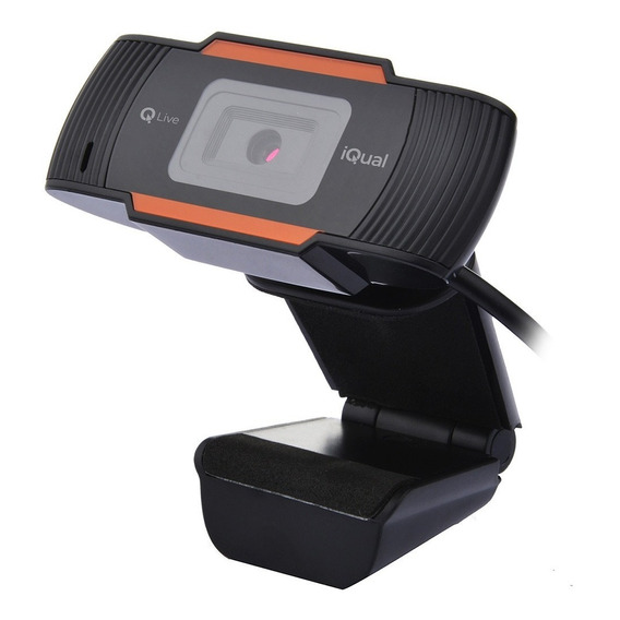 Camara Web Webcam Iqual Iqlive Full Hd 1080p Win Usb Oficial Color Negro