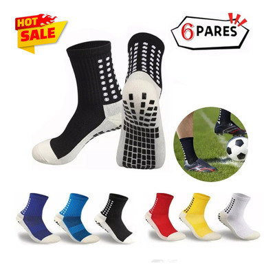 Calcetas Para Deportes Tipo Antiderrapante Tactica, 6 Pares