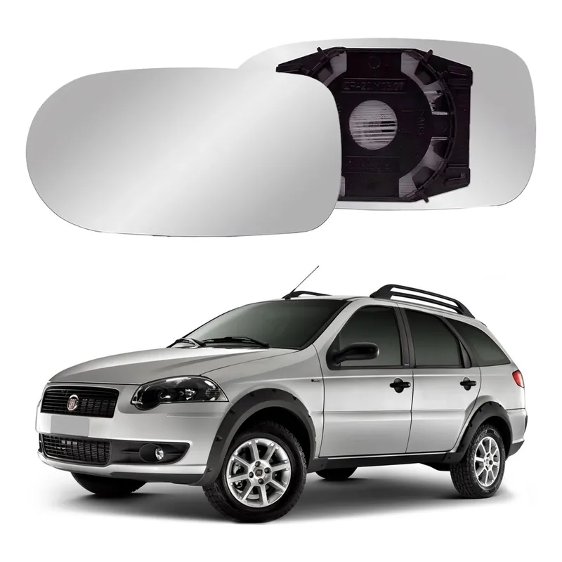 Lente Retrovisor Direito Palio Trekking 1.8 2008 A 2010