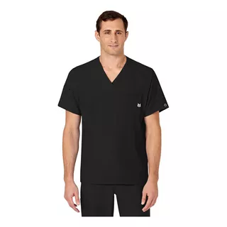 Polera Clínico Hombre Wonderwink 6355 Negro