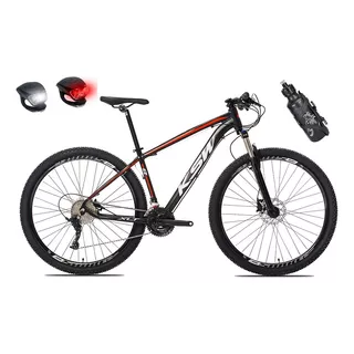 Bicicleta Aro 29 Ksw Shimano 24v Trava Freio Hidráulico K-7 Cor Preto/vermelho Tamanho Do Quadro 21