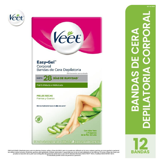 Veet Bandas Cera Depilatoria-fria Corporal Piel Seca