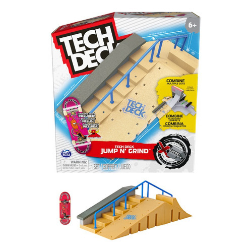Tech Deck Set Para Combinar Rampas Infantil Skate Dedo