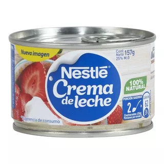 Crema De Leche Nestlé Lata Abre Fácil 157 G
