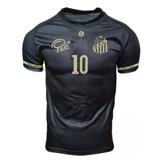 Camiseta Pelé Conmemorativa Dorada Especial