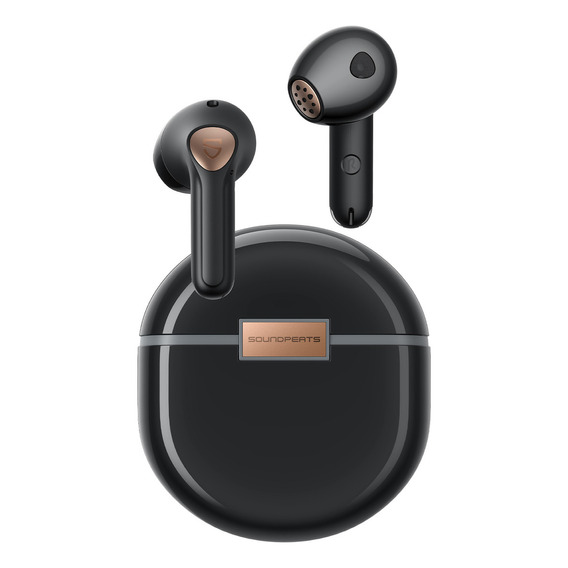 Audífonos Bluetooth Soundpeats Air4 Lite Sonido Hi Res Ldac Color Negro