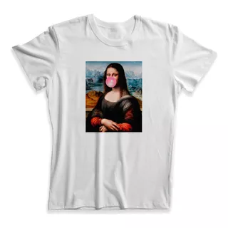 Blusa / Playera La Gioconda Goma De Mascar Para Mujer Var#8