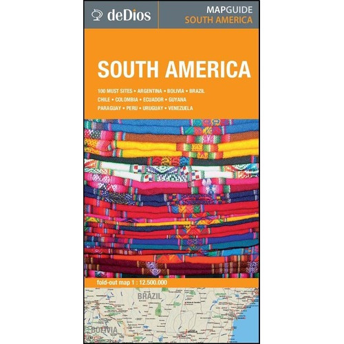 South America Map Guide - Julian De Dios, de Julián de Dios. Editorial DeDios en inglés