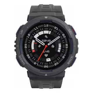 Smartwatch Amazfit Active Edge +130 Modos Gps 1,32 Grey Caja Negro Malla Negro Bisel Gris Oscuro