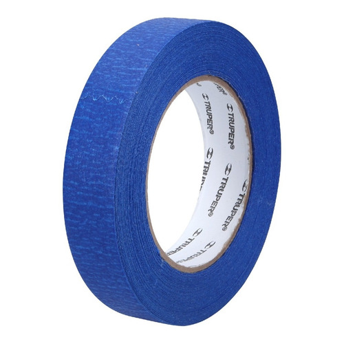 Masking Tape, 1' X 50 M, Azul Truper 12622 Color Azul oscuro Liso