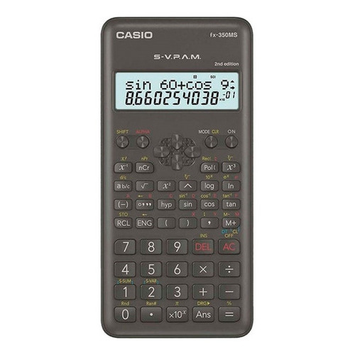 Calculadora Cientifica Casio Fx-350ms Circuit Color Negro