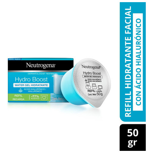 Neutrogena Crema Water Gel Facial Hydro Boost Refill 50g Tipo de piel Todo tipo