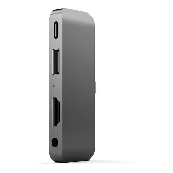 Hub Adaptador Satechi Usb-c Hdmi 4k, Usb 3.0 Jack 3.5mm Aux