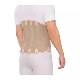 Corset Alto Lumbar Ortopedico Ballenado Faja Columna Cintura